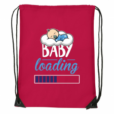 Baby loading fiú - Sport táska piros tornazsák