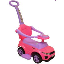 BABY MIX Bébitaxi hangeffekttel + lábtartó #rózsaszín-lila lábbal hajtható járgány