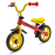 BABY MIX futóbicikli fékkel Traveller piros