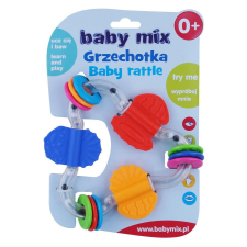 BABY MIX Gyermek csörgő Baby Mix színes háromszög csörgő