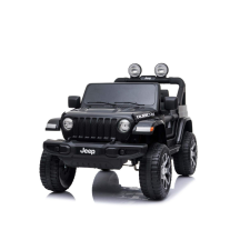 BABY MIX Gyermek elektromos autó Baby Mix Jeep Wrangler Rubicon fekete elektromos járgány