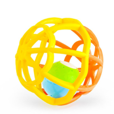 BABY MIX interaktív világító és zenélő csörgő labda sárga csörgő