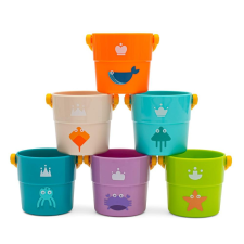 BABY MIX Játék poharak 6db Baby Mix készségfejlesztő