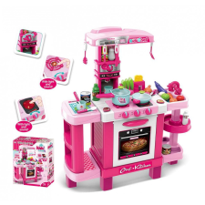 BABY MIX játékkonyha kis szakács + kiegészítők rózsaszín konyhakészlet