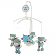 BABY MIX Körhinta a kiságy fölé Baby Mix kis maci bébijáték kiságyra