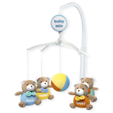 BABY MIX Körhinta a kiságy fölé Baby Mix macik bébijáték kiságyra