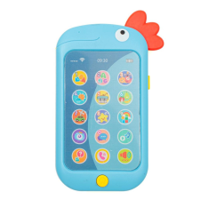 BABY MIX Oktatási játéktelefon Baby Mix kék készségfejlesztő