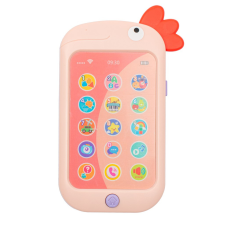 BABY MIX Oktatási játéktelefon Baby Mix rózsaszín készségfejlesztő