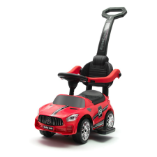 BABY MIX Racer bébitaxi tolókarral, piros lábbal hajtható járgány