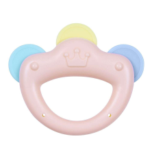 BABY MIX Rágóka csörgővel Baby Mix korona rágóka
