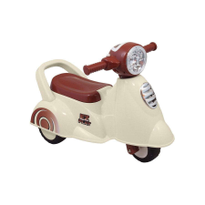 BABY MIX Scooter gyerek zenélős Motor #fehér-barna lábbal hajtható járgány