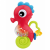 BABY MIX Zenélő csörgő Baby Mix tengeri ló piros