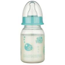 Baby-Nova cumisüveg 120 ml szilikon cumival S-es - halacska cumisüveg