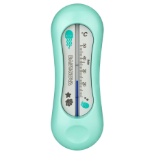 Baby-Nova fürdővízhőmérő - menta/szürke babaápolási kellék