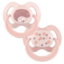 Baby-Nova szilikon fogszabályzós cumi 0-6 hó 2db/csom - nyuszi cumi