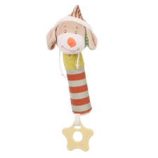 Baby plüss csörgő - kutyusos - 20cm plüssfigura