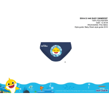  Baby shark baba fürdő alsó kisfiúknak - sötétkék - 98 gyerek fürdőruha