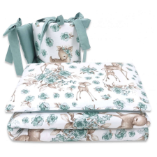  Baby Shop 3 részes ágynemű garnitúra - őzike menta babaágynemű, babapléd
