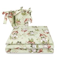  Baby Shop 3 részes ágynemű garnitúra - zöld béka babaágynemű, babapléd