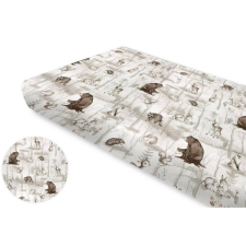 Baby Shop 60*120 cm pamut,gumis lepedő - Erdő állatai babaágynemű, babapléd