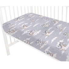 Baby Shop 60*120 cm pamut,gumis lepedő - szürke sárkány babaágynemű, babapléd