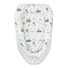 Baby Shop babafészek 70x93 cm - Erdei barátok menta babafészek