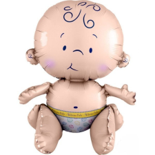 Baby ülő fólia lufi party kellék