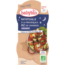 Babybio 2xBABYBIO Esti menü provence-i ratatouille rizzsel 200 g bébiétel