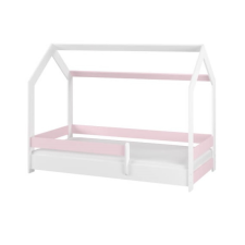 Babyboo Varázslatos rózsaszín házikó gyermekágy 160*80 cm, AJÁNDÉK matraccal ágy és ágykellék