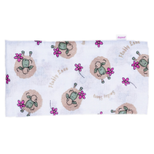 BABYBRUIN Mintás Cseh textil pelenka, textilpelenka fehér 70x70 cm - Zöld barika mosható pelenka