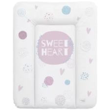 BABYBRUIN Puha vízhatlan pelenkázó lap 50x70 cm - Sweet Heart pelenkázó matrac