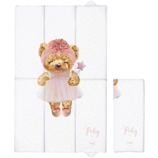 BABYBRUIN Utazó pelenkázó lap 50x80 cm - Lány maci pelenkázó matrac