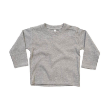 BABYBUGZ Bébi hosszú ujjú póló BabyBugz Baby Longsleeve Top 12-18, Heather Grey Melange babapóló, ing