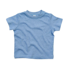 BABYBUGZ Bébi rövid ujjú póló BabyBugz Baby T-Shirt 12-18, Heather kék Organik babapóló, ing