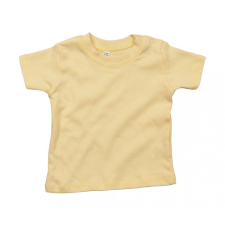 BABYBUGZ Bébi rövid ujjú póló BabyBugz Baby T-Shirt 12-18, Soft Sárga babapóló, ing