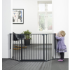  Babydan Flex M térkorlát 90-140 cm fekete