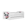 Babydreams Babydreams fehér panda ágy fiók nélkül, matrac nélkül 160/80