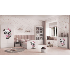 Babydreams Babydreams fehér panda ágy fiókkal, matraccal 160/80 gyermekágy