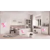 Babydreams Babydreams fehér tündérágy szárnyakkal és fiókos latex matraccal 180/80
