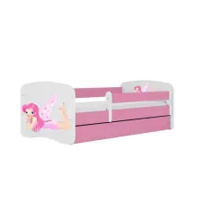 Babydreams Babydreams rózsaszín tündérágy szárnyakkal fiókos matrac nélkül 180/80 gyermekágy