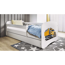 Babydreams fehér kamionágy fiókos, kókusz matrac 160/80 gyermekágy