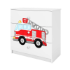  Babydreams fehér tűzoltó komód