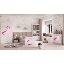  Babydreams fehér unikornis ágy fiókkal, matrac 140/70 gyermekágy