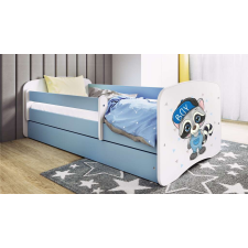 Babydreams kék mosómedve ágy fiókkal, matrac nélkül 180/80 gyermekágy