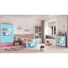  Babydreams rózsaszín Jégvarázs ágy fiókkal, kókusz matrac 160/80 gyermekágy