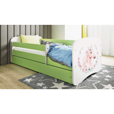Babydreams zöld lóágy fiókkal, matraccal 140/70 gyermekágy