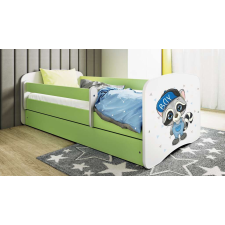  Babydreams zöld mosómedve ágy fiókkal matrac nélkül 160/80 gyermekágy