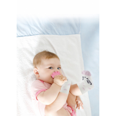 BabyJem Zokni fogzási kiegészítővel BabyJem Teether zokni (szín: rózsaszín)