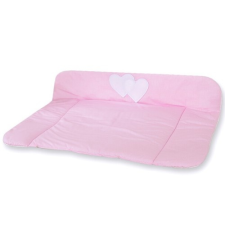 BabyLion BabyLion Prémium Textil pelenkázó lap - Rózsaszín - Szivecske pelenkázó matrac