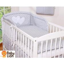  BabyLion Prémium 3 részes ágyneműhuzat szett - HH - Szürke alapon fehér pöttyök babaágynemű, babapléd
